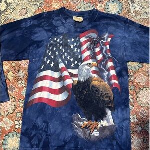 The Mountain Eagle USA flag l/s shirt medium